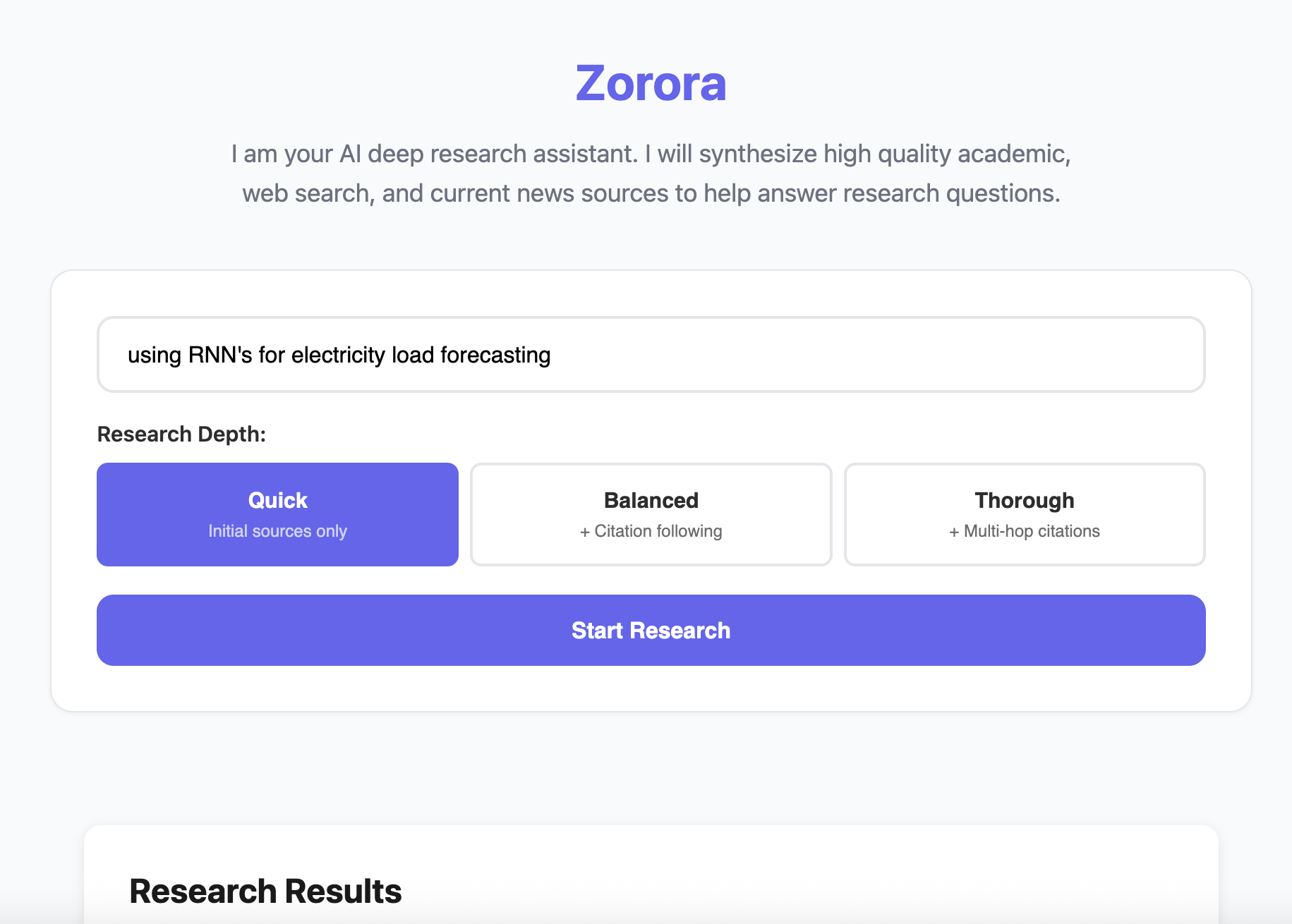 Zorora - Reproducible Research Platform